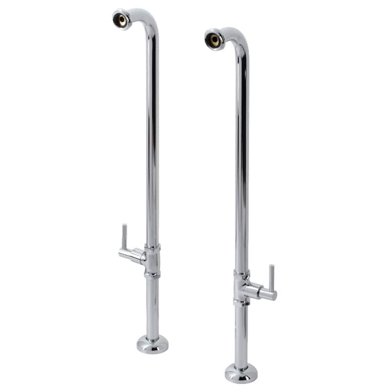 Kingston Brass Concord 27-3/4" Freestanding Tub Supply Line - Polished Chrome