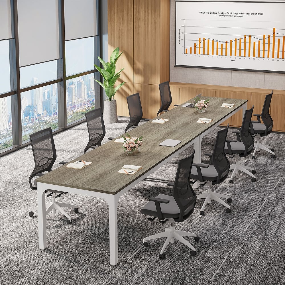 Large Conference Meeting Seminar Business Table for 6-8 Person (Set of 2) - 2PCS