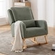 preview thumbnail 2 of 66, HOMYKA 27.5" Wide Rocking Chair for Nursery Green TD