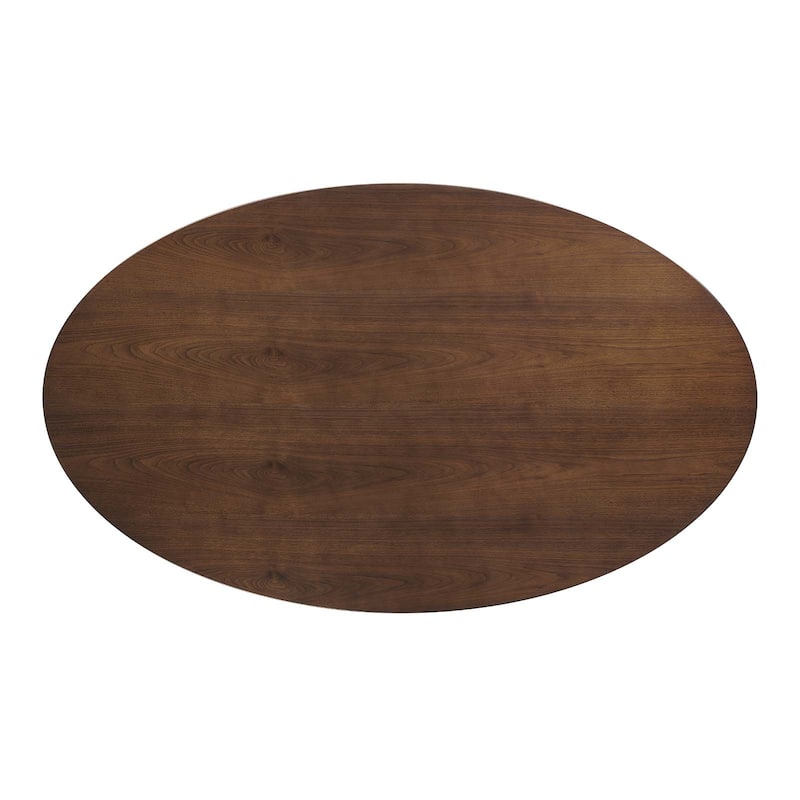 78" Oval Wood Dining Table