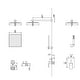 preview thumbnail 9 of 33, Wall Mount Shower Faucet with Rough-In Valve