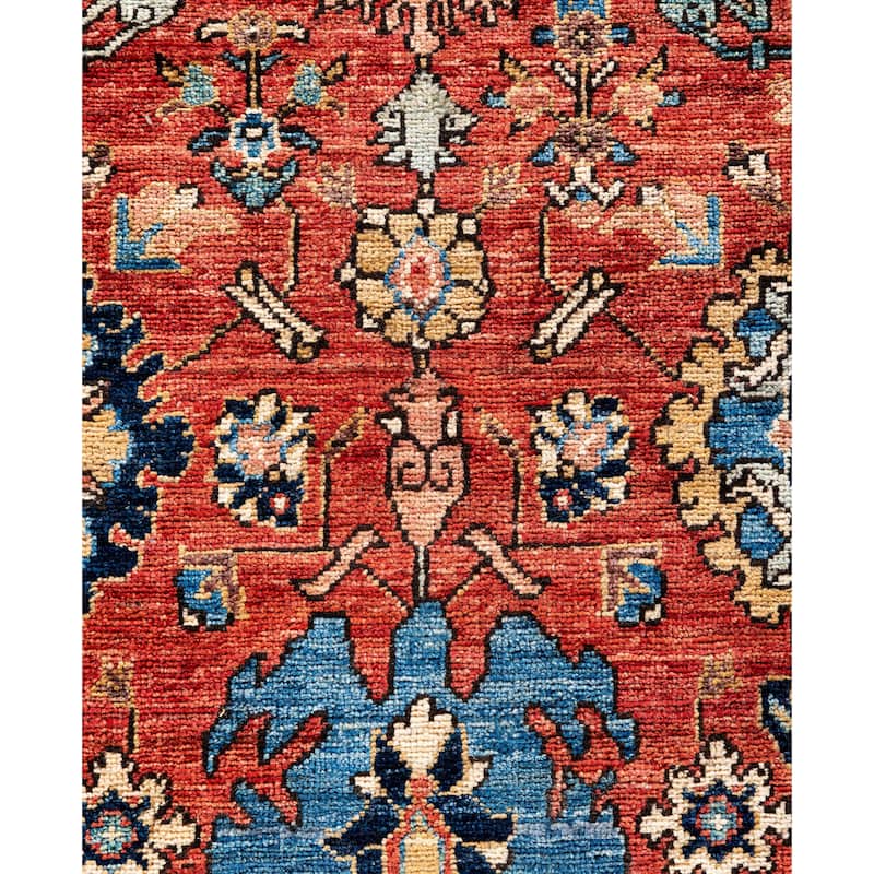 Serapi One-of-a-Kind Hand-Knotted Area Rug - Red - 8' 2" x 10' 3"