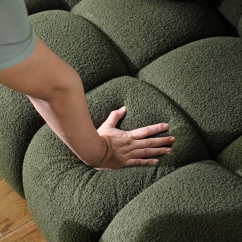 Modern ergonomic marshmallow sofa for living room