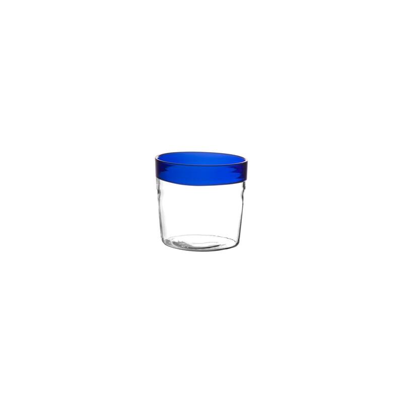Tarifa Blue Mini Glass 3 fl oz Borosilicate Glass