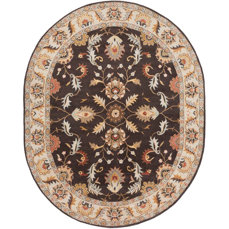 Artistic Weavers Coliseum Hand Tufted Traditional Border Wool Area Rug