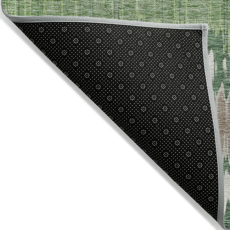 Machine Washable Indoor/ Outdoor Chantille Abstract Ombre Rug