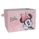 preview thumbnail 1 of 2, Lambs & Ivy Disney Baby Minnie Mouse Pink Foldable Storage Basket/Container/Bin