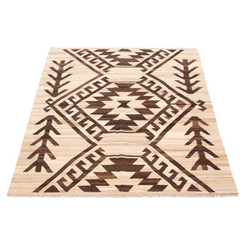 Sivas Beige Kilim 5'11" x 8'1" - 5'11 x 8'1