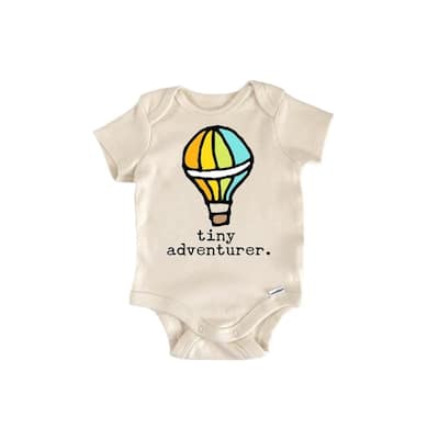 Hot Air Balloon Adventure Travel - Baby Boy Girl Clothes Infant Bodysuit Funny Cute