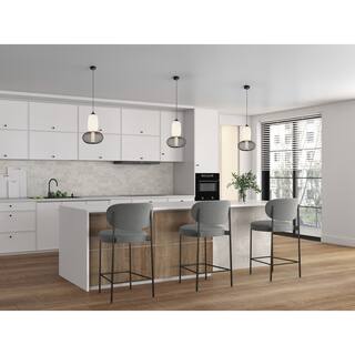 Artcraft Ace - Integrated LED Pendant - Black Finish - White Opal Glassware Shade