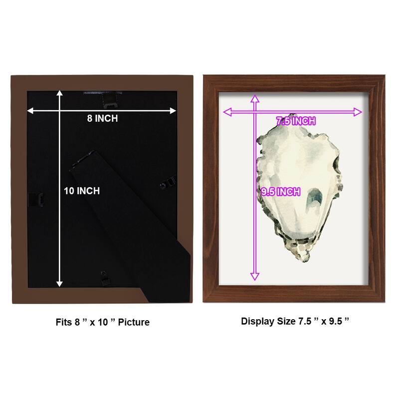 Neutral Oyster Study IV -Framed Print w/glass-Cherry Red