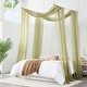 preview thumbnail 18 of 16, WARM HOME DESIGNS Bed Canopy Curtains Fabric for Canopy Bed
