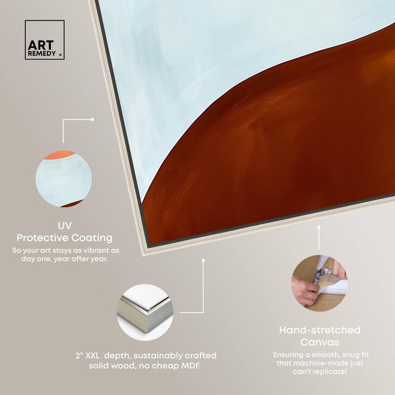 Shapes Revisited II Canvas Set of 2 by Art Remedy