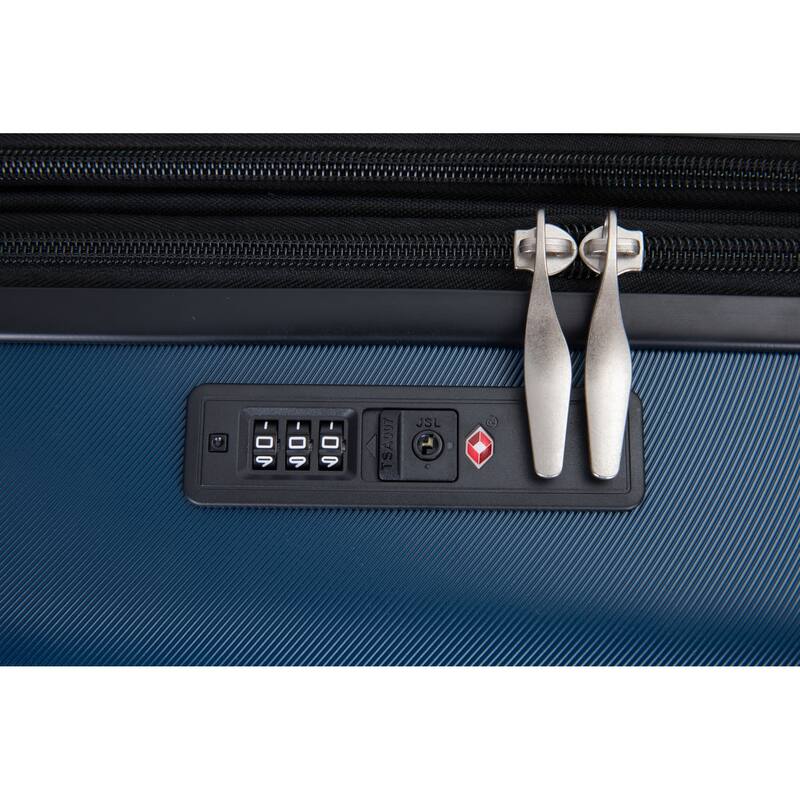 3 Piece Luggage Sets with Double Spinner Wheels and TSA Lock, Expandable Durable PC Hardside Lightweight Suitcase for Men Women