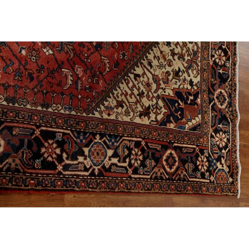 Traditional Vegetable Dye Heriz Persian Area Rug Wool Hand-knotted - 7'0" x 9'7"