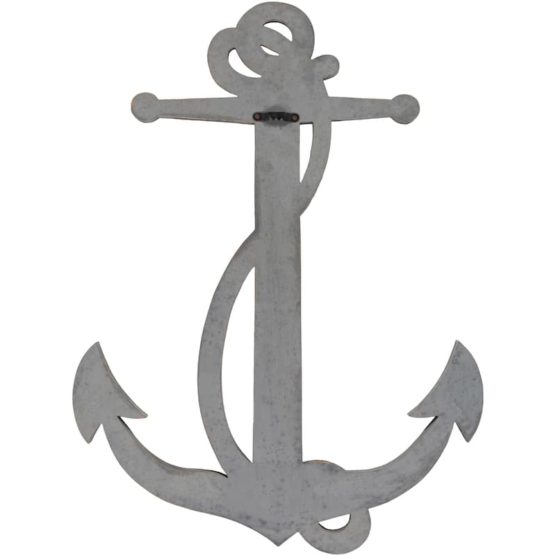 Artistic Weavers Laguna Distressed Grey Anchor 22x16-inch Wall Décor