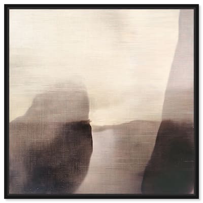 Pale Taupe II Canvas by Art Remedy
