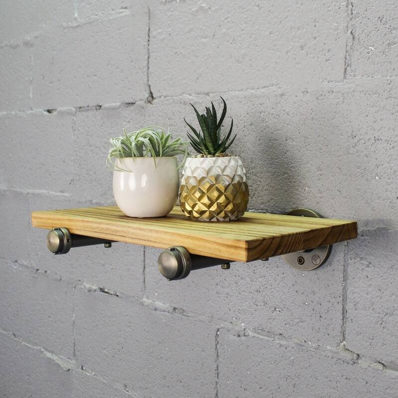 Somerville Farmhouse Industrial Wall Shelf