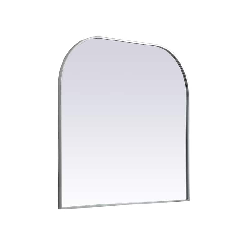Indigo Home Metal Frame Arch Mirror 40x38 Inch