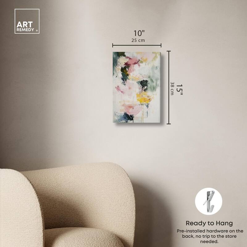 Dripping Colors II Canvas by Art Remedy, Gallery Wrapped