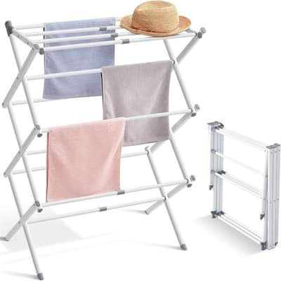 Expandable Clothes Drying Rack - 29.52"D x 14.76"W x 40.55"H