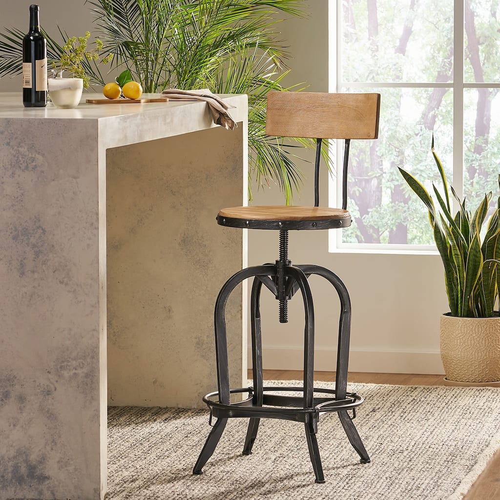 Swivel Bar Stools With Adjustable Height