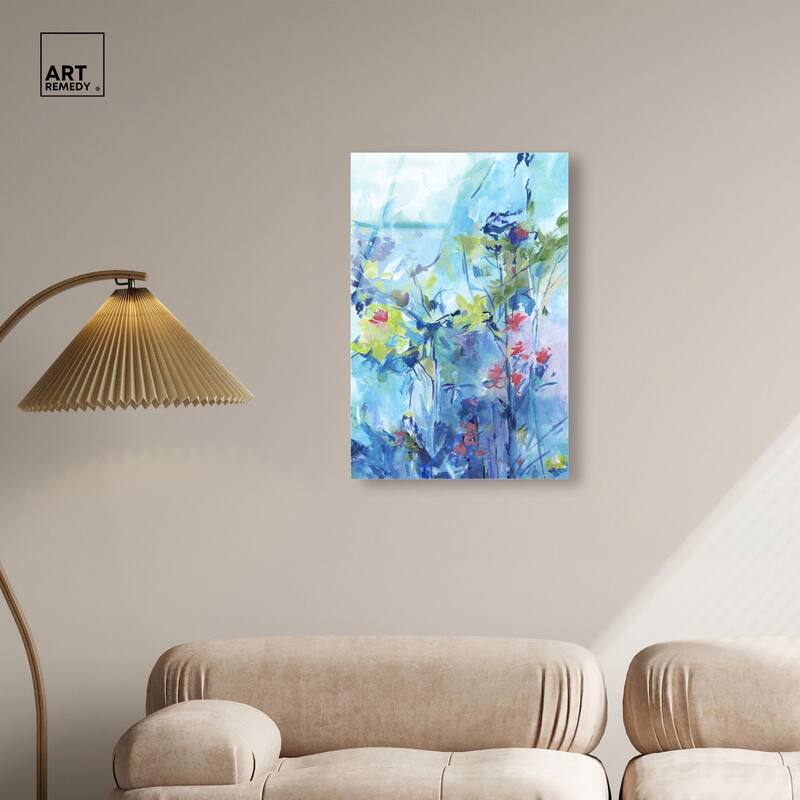 Heavenly Blue II Acrylic by Art Remedy, Ready to Hang
