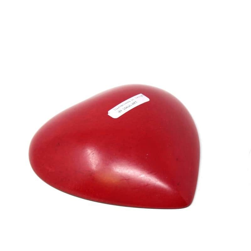 Handmade Small Soapstone Heart Trinket Dishes, Set of 3 (Kenya)