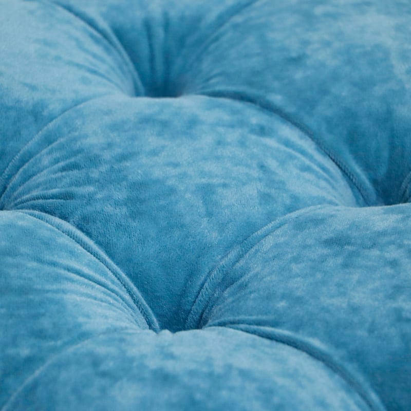 Comfortable Velvet Upholstered Ottoman