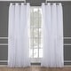 preview thumbnail 3 of 108, ATI Home Catarina Layered Curtain Panel Pair with grommet top