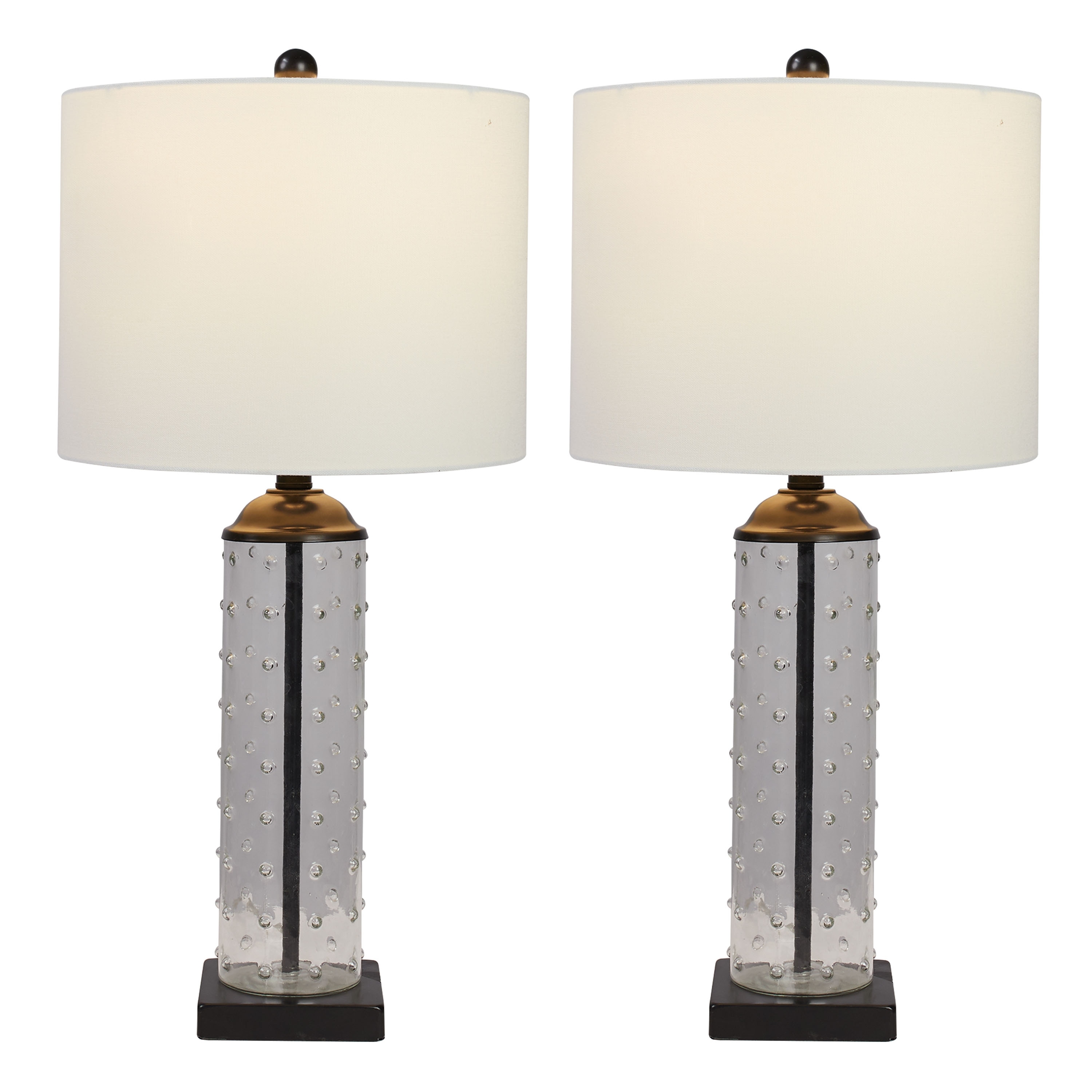 modern hobnail lamp