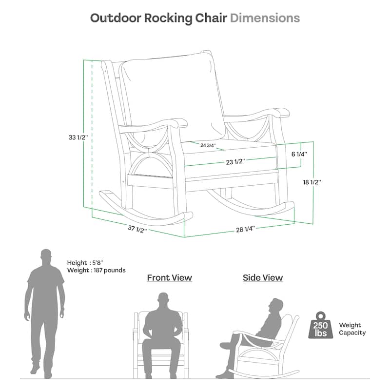 Cambridge Casual Lowell 3-Piece Teak Patio Chat Set