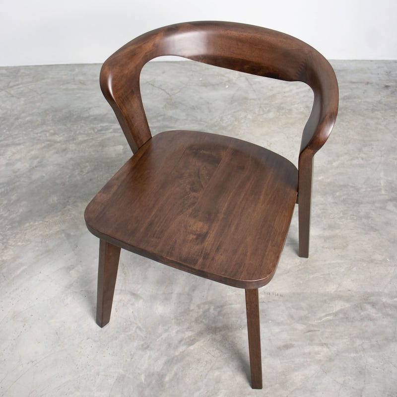 Furniture of America Abigail III Mid-century Modern Handcrafted Solid Hardwood Side Chair (Set of 2)