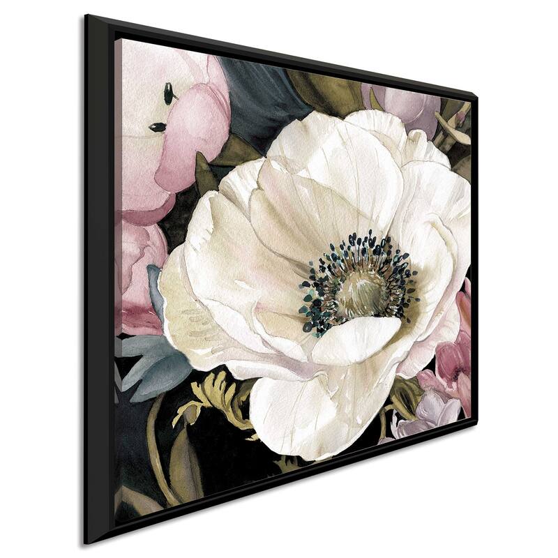 "Anemone Study II" by Carol Robinson Print on Floating Canvas