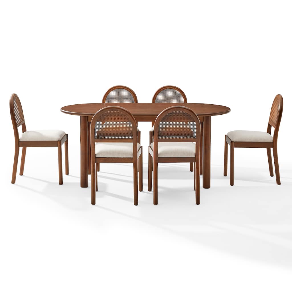 Crosley Kennedy 7-Piece Dining Table Set For 6