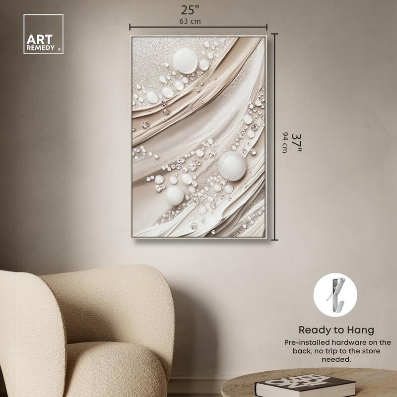 Viscous Veils IV Canvas by Art Remedy