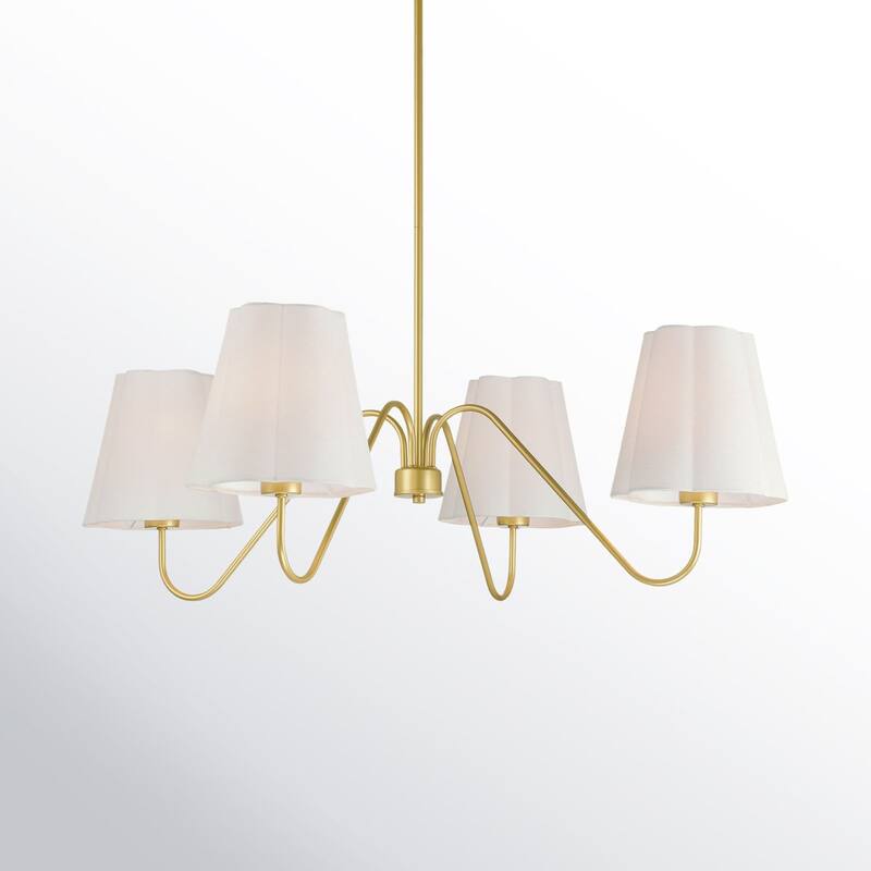 Acroma 4 - Light Dimmable Gold Chandelier Classic / Traditional Chandelier