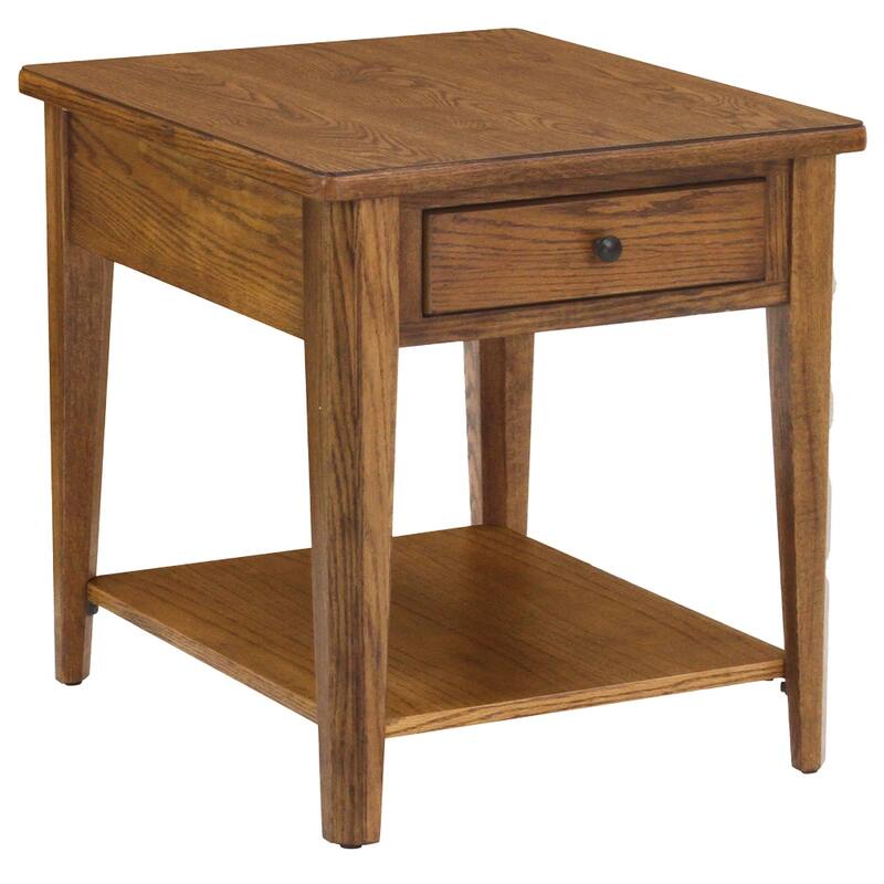 Chromcraft Peter Revington End Table in Chestnut Finish