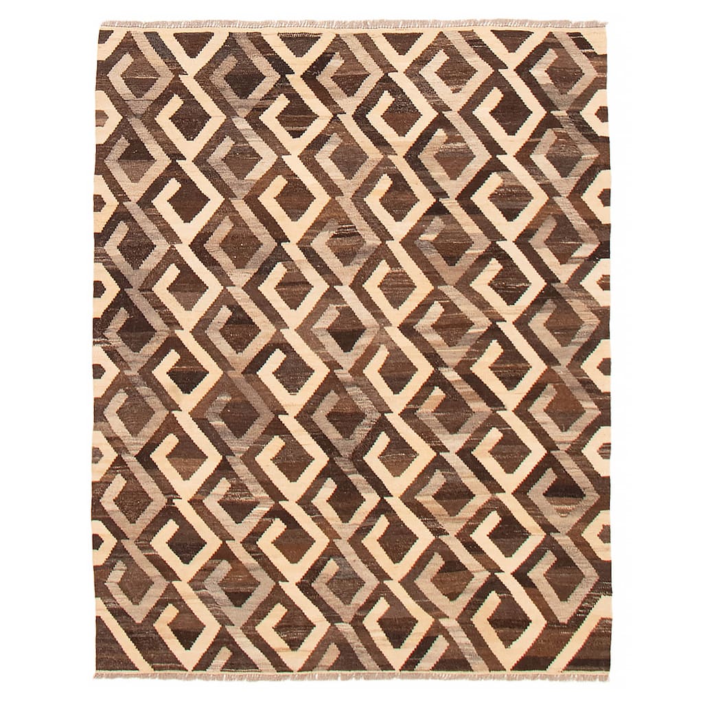 Sivas Brown Kilim 5'1" x 6'6" - 5'1 x 6'6