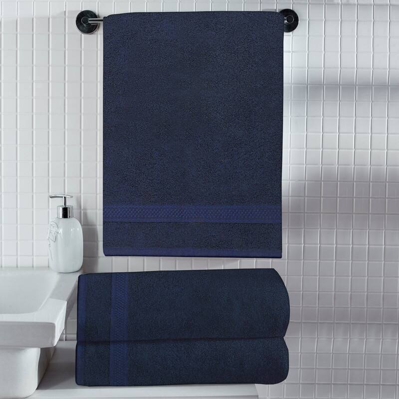 A1HC Bath Sheet 500 GSM 100% Ring Spun Cotton Low Lint, Ultra Soft, Highly Absorbent Quick Drying Bathroom Sheet Sets