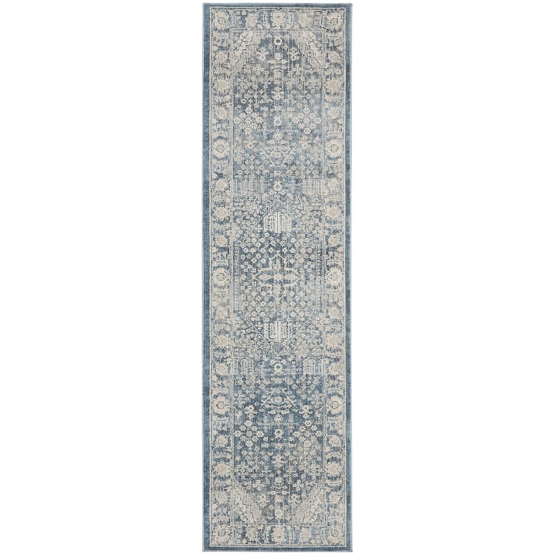 Malta Bordered Center Medallion Area Rug