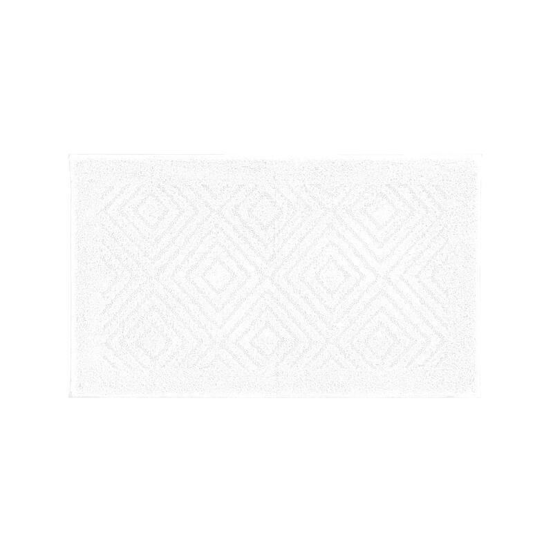 Better Trends Bath Rug 100% Cotton Tufted Soft & Plush Water Absorbent Bathroom Rugs for Shower, Sink Bath Mats Trier Collection