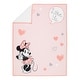 preview thumbnail 3 of 4, Lambs & Ivy Disney Baby MINNIE MOUSE Picture Perfect Pink Faux Shearling Baby Blanket