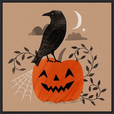Amanti Art Graphic Halloween II Framed Canvas Wall Art