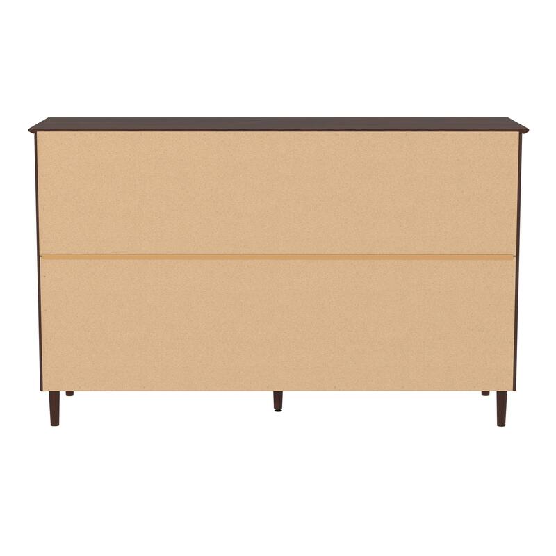 Middlebrook Bullrushes 6-Drawer Solid Wood Dresser