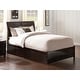 preview thumbnail 92 of 105, Portland Platform Bed with Footboard and Storage Drawers Espresso - King