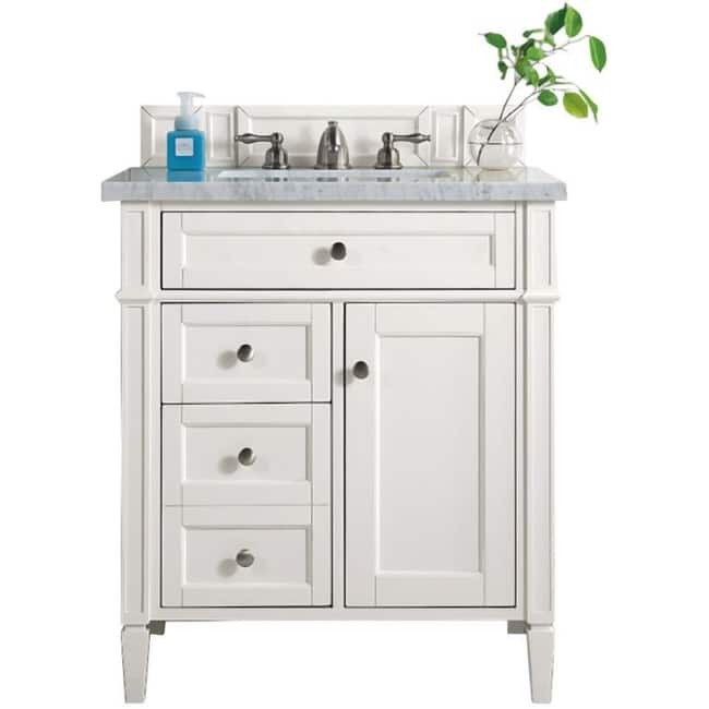 James Martin Vanities 655-V30-3CAR Brittany 30" Free Standing Single