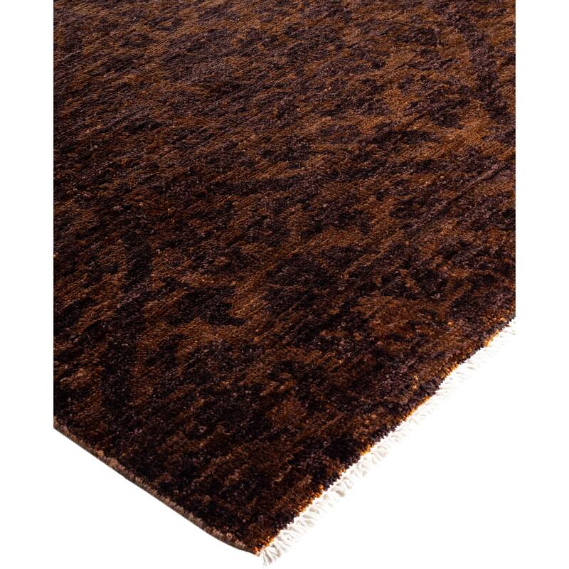 Overdyed One-of-a-Kind Hand-Knotted Area Rug - Brown - 6' 1" x 8' 7"