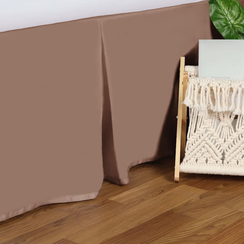 Superior 300 Thread Count Solid Combed Cotton Drop Bedskirt