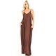preview thumbnail 8 of 18, JED Women's Soft Fabric Tank Maxi Dress with Side Pockets